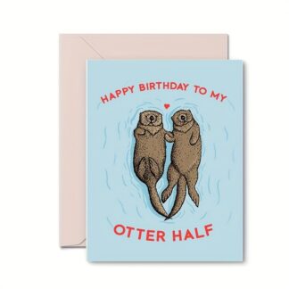 Birthday card with envelope sticker, Funny Text Cards Cute Animals Patterns Multiple Occasions Decorate Gifts