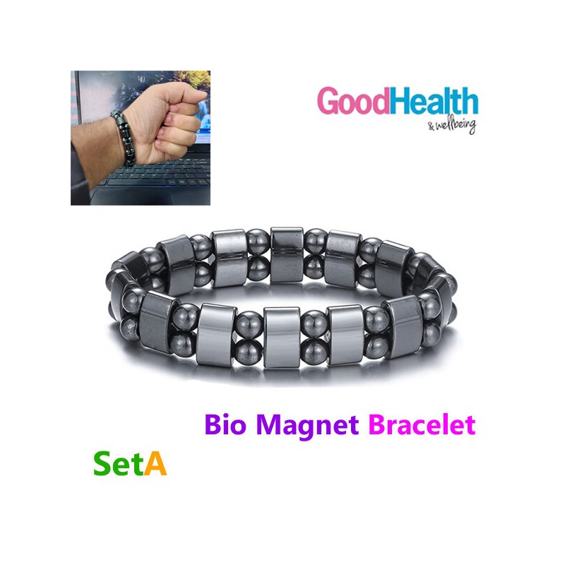 Bio Magnetic Popular Adjustable Bracelet Set A Natural Hematite Stone Brelet Hot Selling Jewelry Birthday Wedding Engagement Bridal Party Bracelat Ideal Gift Item Braslete Bangles