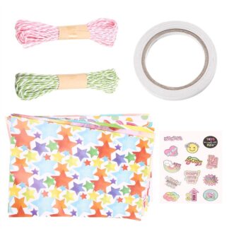 Spreeshop Rainbow Birthday Wrapping Paper,Kids Gift Recyclable Birthday Women Girls Boys,for All Gift Wrap Decoration Occasions
