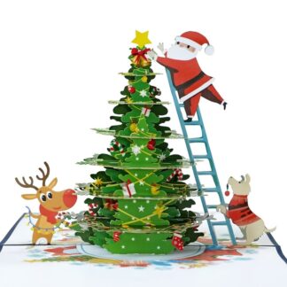 Christmas 3D Santa Claus Decorative Card | Perfect for Festive Occasions | Great  for Parents, Siblings, Teachers Classmates