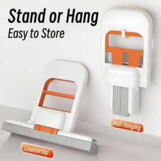 Portable Mini Mop Lazy , Super Absorbent Mini Household Cleaning Tool Hands Free Mops Sponge Cleaning Mop for Glass, Home
