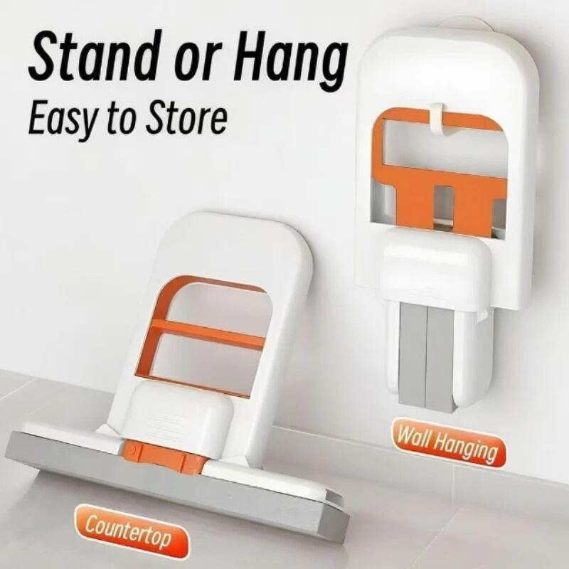 Portable Mini Mop Lazy , Super Absorbent Mini Household Cleaning Tool Hands Free Mops Sponge Cleaning Mop for Glass, Home