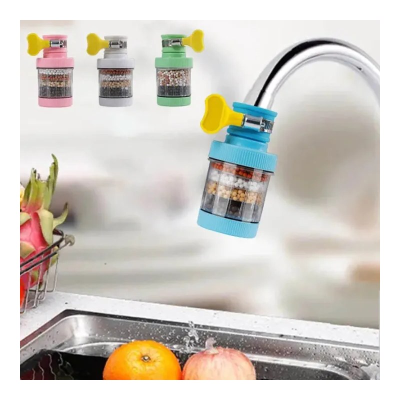 Water Faucet Filter Household Kitchen Home Faucet Mini Tap Water Clean Purifier Filter Filtration Cartridge Carbon Filter