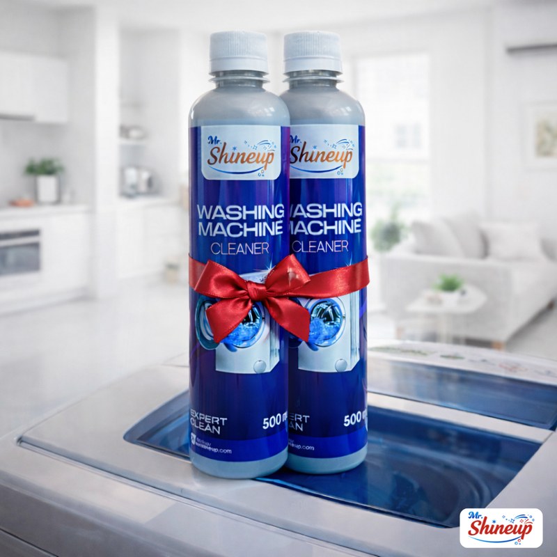 Mr Shineup Combo Washing Machine Cleaner 500ml – Deep Cleaning Liquid for Top & Front Loading Washers