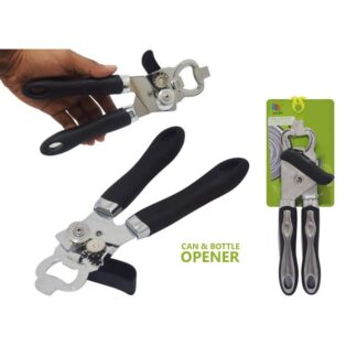 Can & Bottle Opener Black And Silver