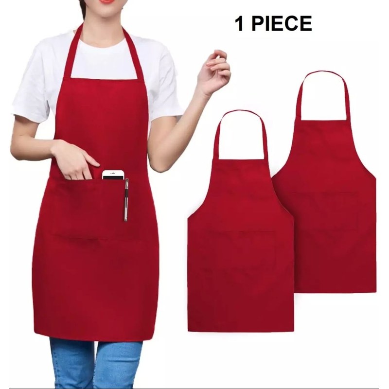 Kitchen Apron Size : 26X32 Inches (Mixed colors)