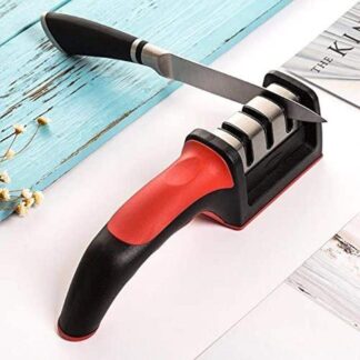 ছুরি শার্পনার-কালো - knife sharpener