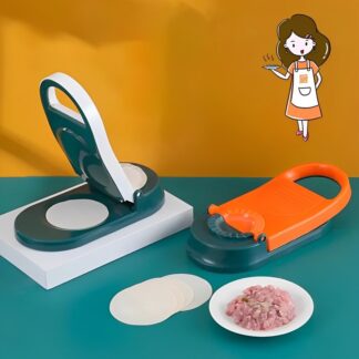 Premium quality-2in-1 Dumpling Maker Pitha Maker, Manual Dough Presser Dumpling Wrapper Mold Dough Pressing Tool Kitchen Pastry Baking Tools
