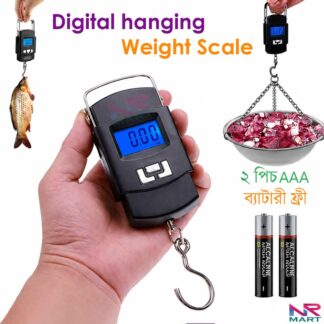 Digital Hanging Weight Scale - Weiheng Electronic Portable LCD Scale with Double Precision Hook for Luggage and Travel