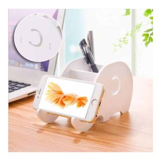Wooden Structure Pen Holder Business Card Holder Office Stationery