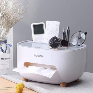 Multifunctional Desk Organizer tissue box