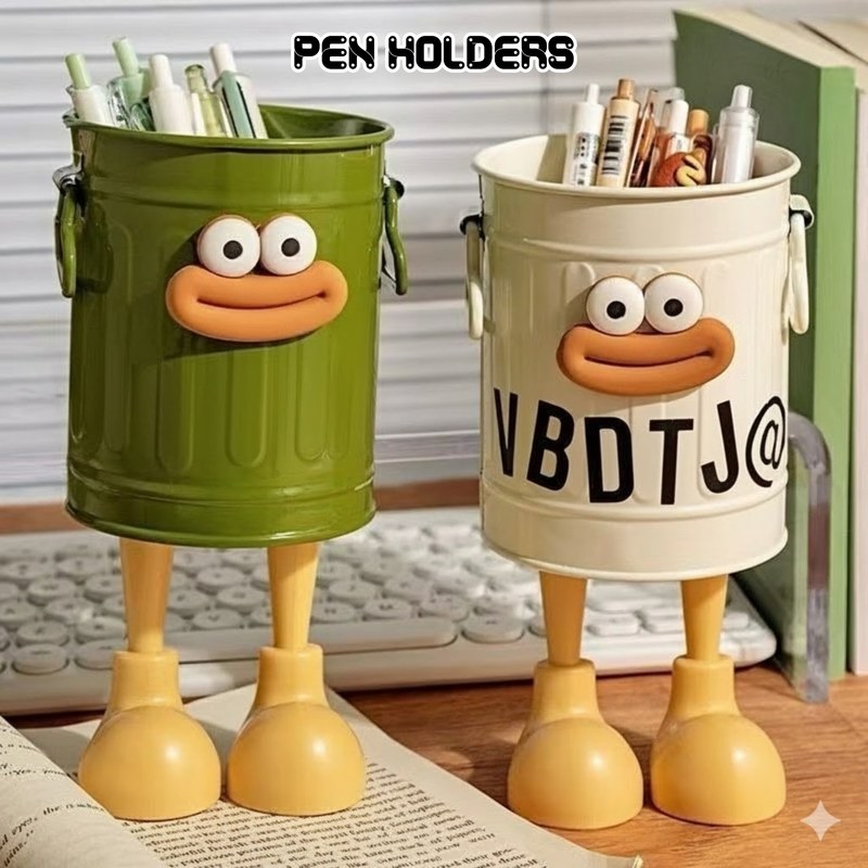1 Pcs cartoon pen holder organizer simple storage holder for desk storage, office storage, home study storage