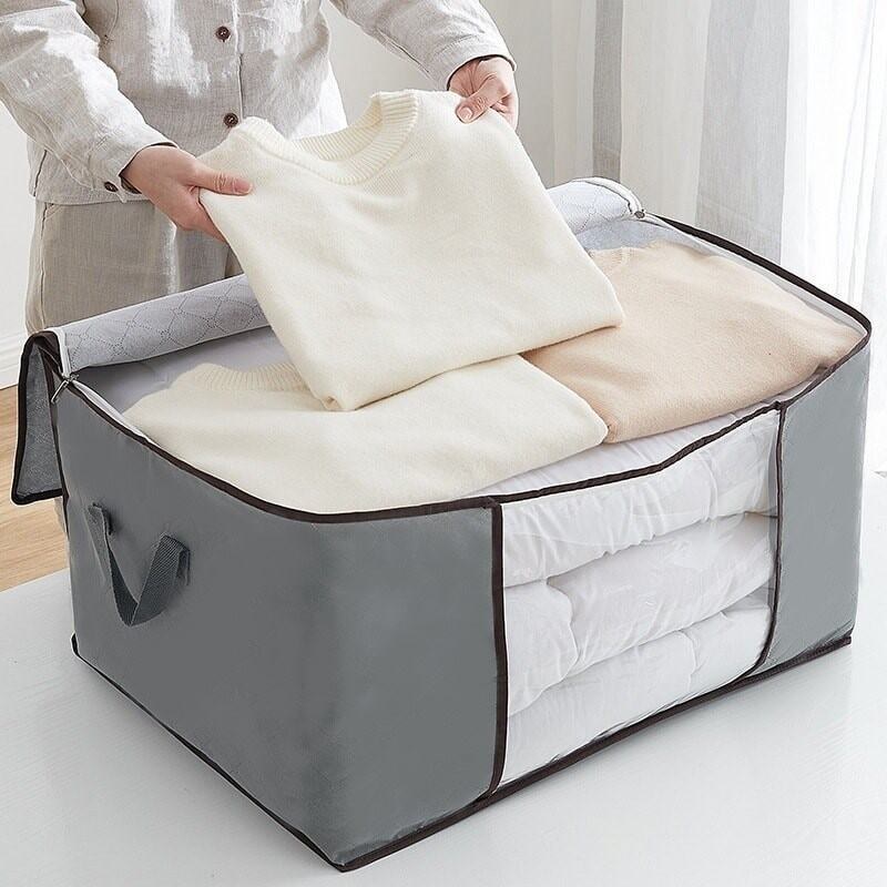 Winter Cloths Storage Organizer Bags. Blankets Cover, Cloth Organizer, Winter Wardrobe Storage Organizer