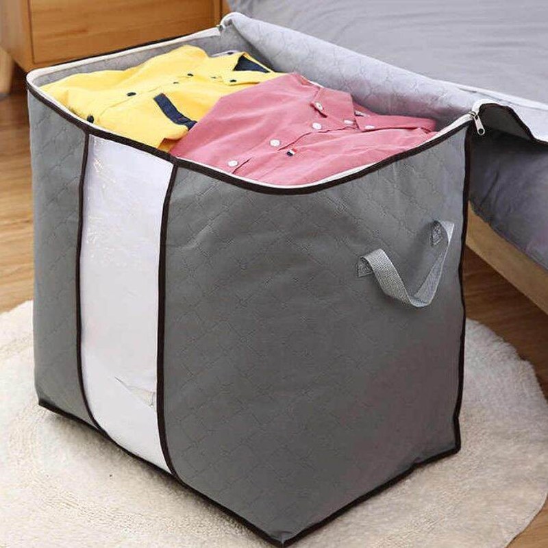 Winter Cloths Storage Organizer Bags. Blankets Cover, Cloth Organizer, Winter Wardrobe Storage Organizer -1pcs