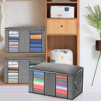 Premium Large Quilt & Cloth Storage Bag with High-Quality Zipper - 1 Pc