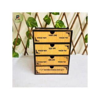 Medicine Storage Box 4 layer Keep your medicines organized and secure with this handy 4 layer medicine storage box