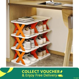 New Shoe Rack, Vertical Shoe Tower, Narrow Corner Shoe Rack, Shoe Shelf, DIY Free Standing Shoes Storage Organizer for Small Entryway, Closet, Hallway, Living Room, Bedroom (30x28 
