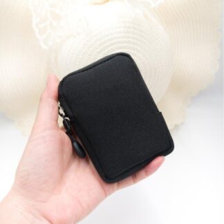 Mini EDC Polyester Pouch Portable Coin Purse Pocket Organizer Water Resistant Small Bag for Travel Daily Carry Use
