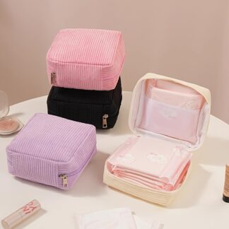One portable storage bag - Compact storage bag, used for feminine hygiene products, cosmetics, medications, for daily carrying