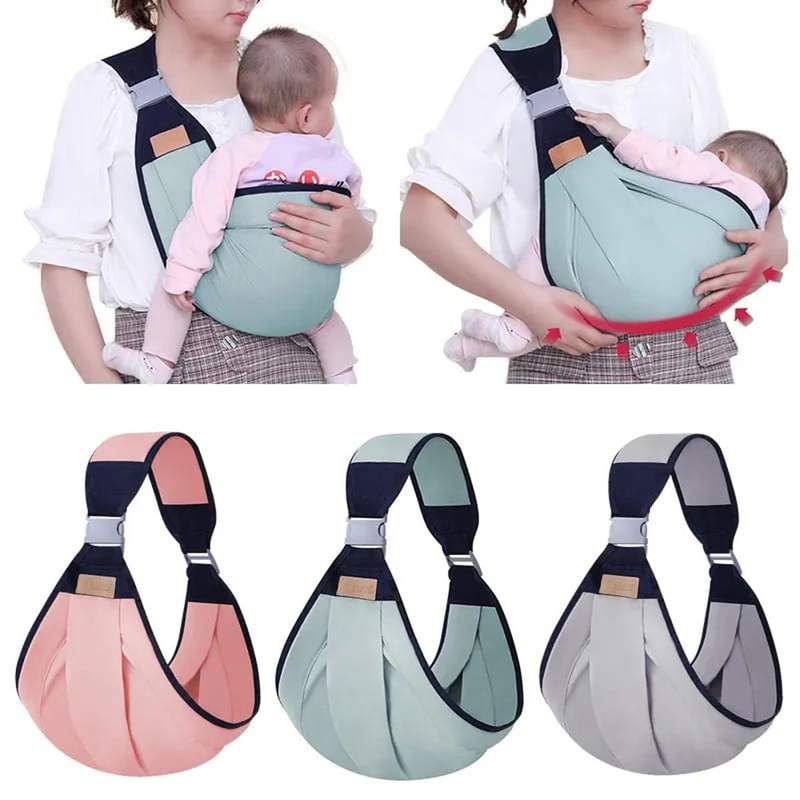Baby Carrier Bag Lightweight Adjustable Front & Back Carry Baby Holder for Newborn to 3 Years Old – Comfortable Breathable Infant Carrier for Travel, Walking & Daily Use