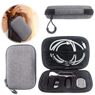 【Daily Deals】 AI Voice Recorder Carrying Case Portable Shockproof Storage Bag Travel Protective Organizer Pouch for PLAUD NotePin Voice Record
